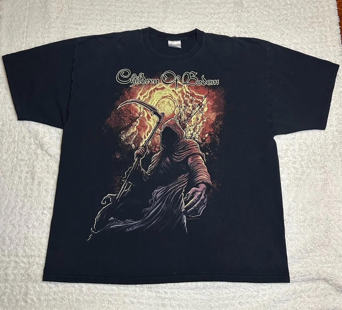 

Y2K VTG Children Of Bodom Roundtrip To Hell And Back T Shirt 3XL Metal Band RARE S