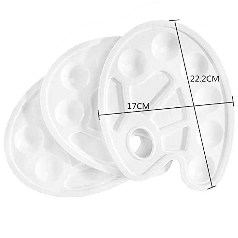 Children's Plastic Color Mixing Palette for Gouache Paints