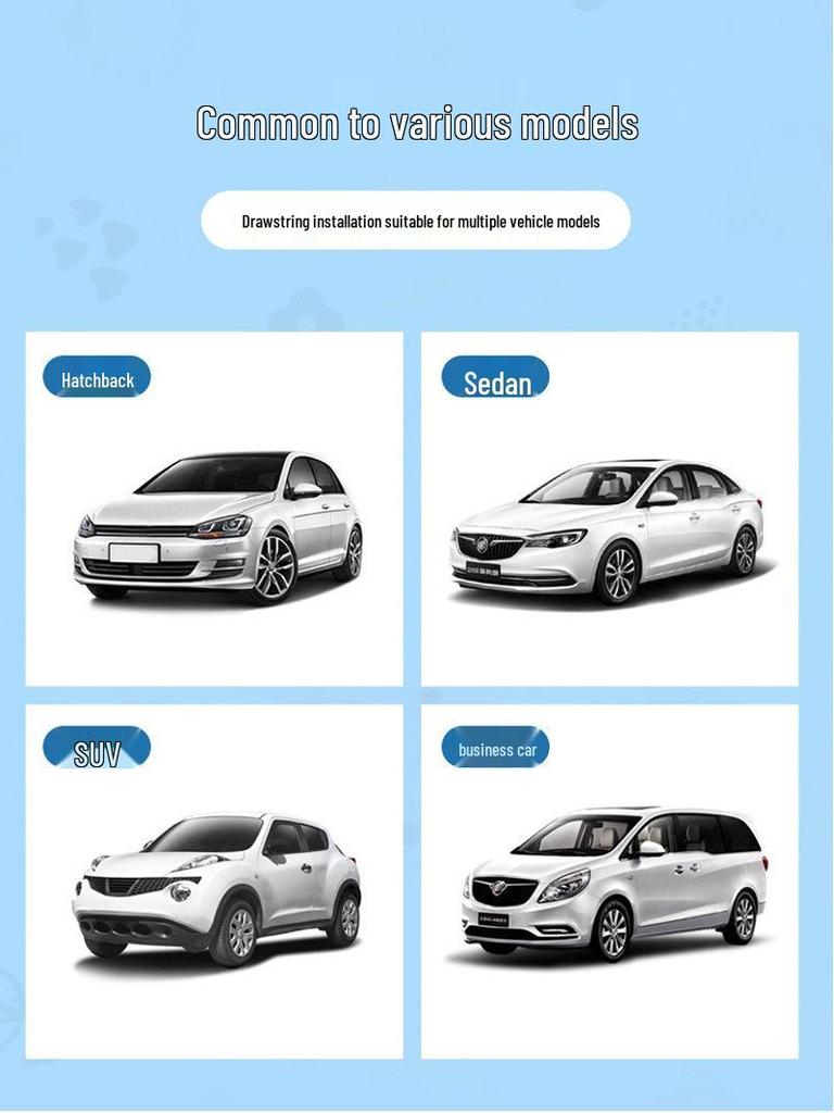 Cartoon Cotton Car Sunshade - Comfortable Baby Window Blackout Curtain for Heat Insulation and Sun Protection