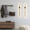 LED Wall Sconce - NETTLIFE - 2 X 60 Cm - Black - 3000K (White Hot) - Metal