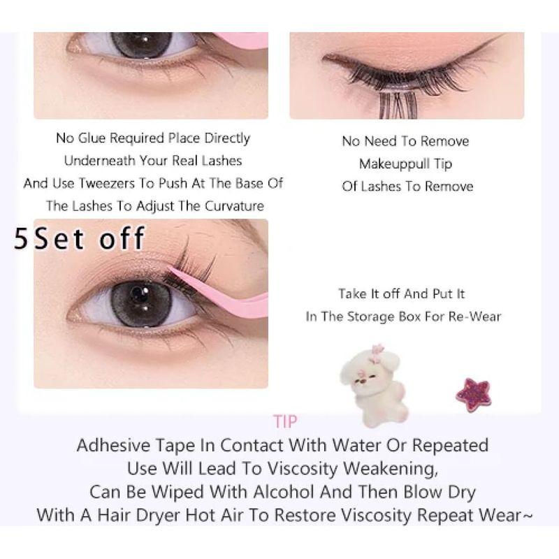 FLORTTE - Special Edition False Eyelashes - 2 Style (4-5)