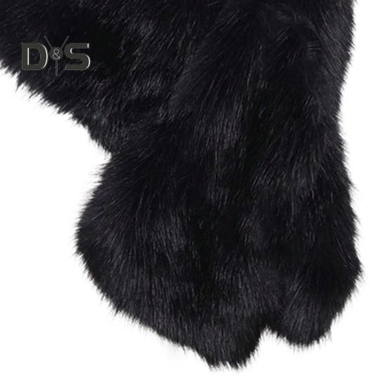 Kleid Schal Weich Strukturiert Plüsch Warm Schal Abendkleid Cheongsam Weiß Plüsch Herbst Winter Schal Wrap