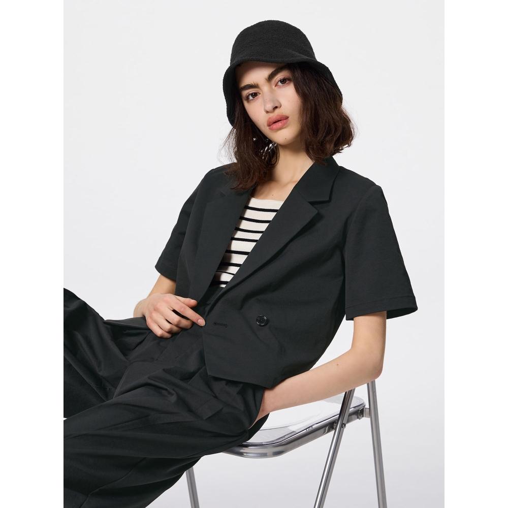 

Куртка с коротким рукавом Gu By Uniqlo Z+e 52 GREEN/XS