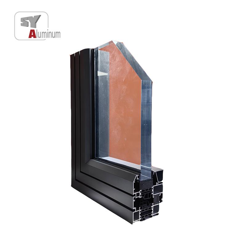 High Quality Broken Bridge Aluminum Hinged windows Soundproof Window Thermal Insulation Window for Bedroom Customization