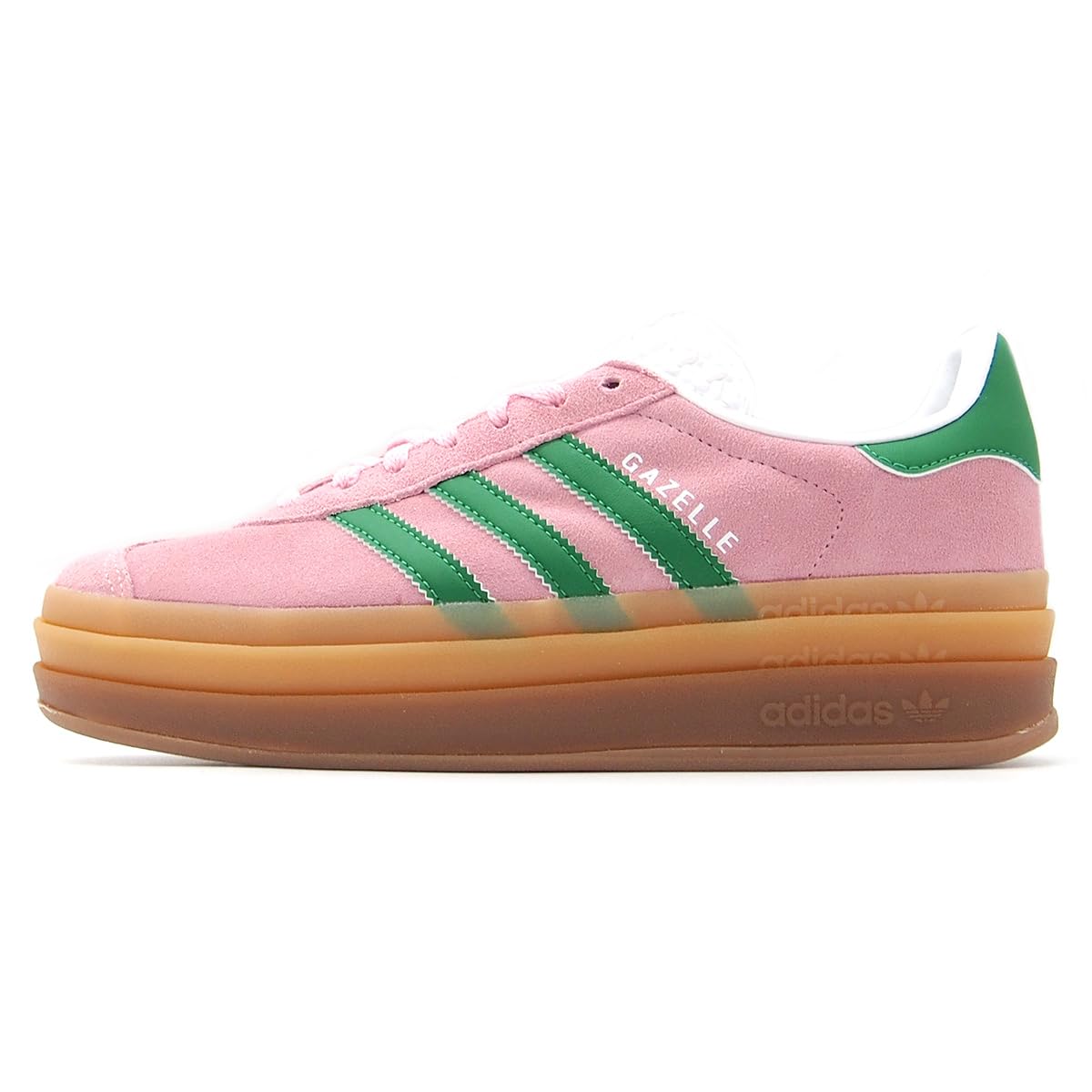 

Adidas Gazelle Bold W True White IE0420 Japanese shoe Pink/Green/Cloud (True Pink/Green/Cloud White, size, Adult, Numeric, 24.5 cm) [Used]