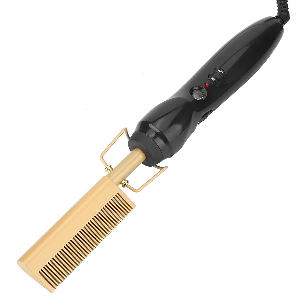 Alloy Electric Hair Straightener Comb Digital Display Hair Styling Tool Comb