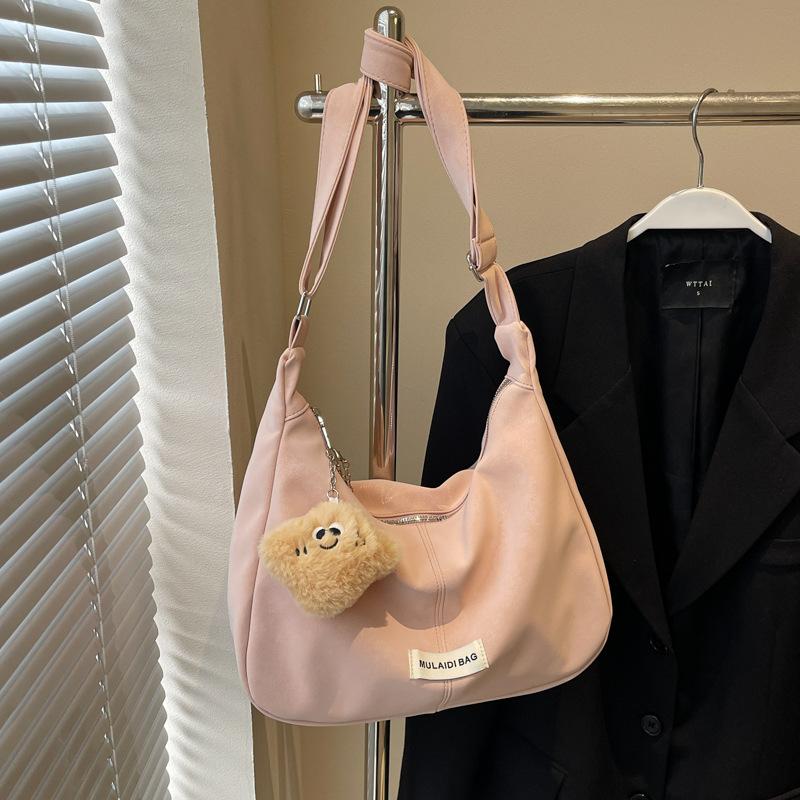 Large-capacity Fashionable and Textured Shoulder Bag Women's 2025 Spring New Niche Simple Ins Messenger Bag Tote Bag