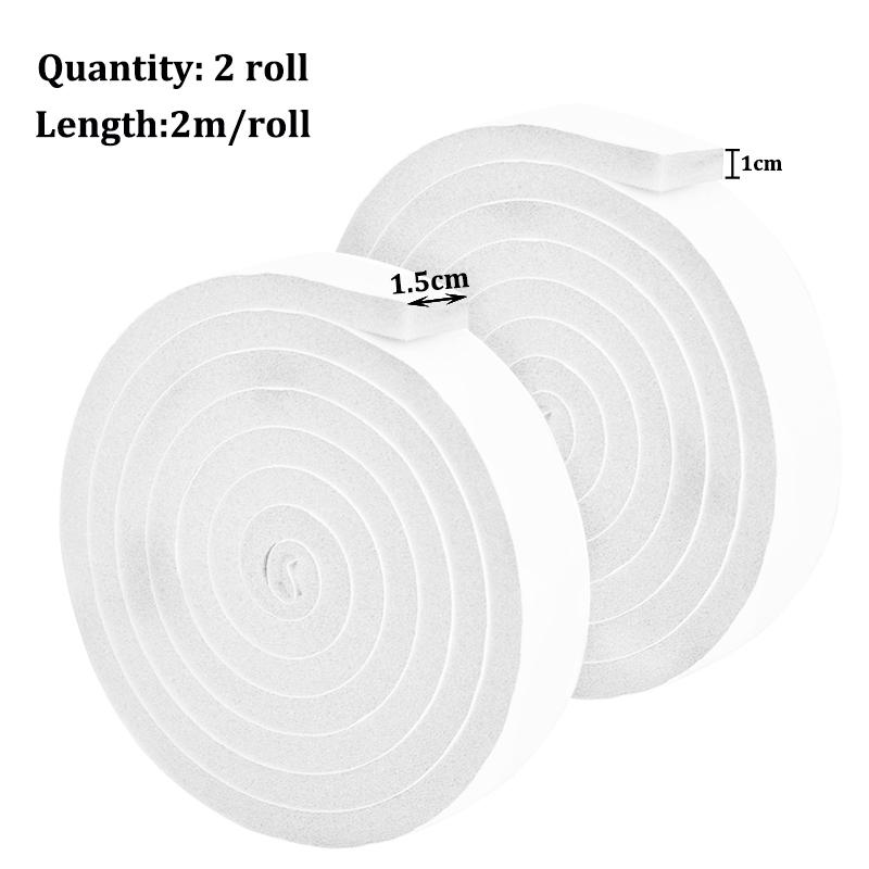 

4 м Поролоновые уплотнительные ленты для окон Ветрозащитные Звукоизоляционные Дверные уплотнители Пылезащитная Самоклеящаяся лента Уплотнительная лента для дверных швов