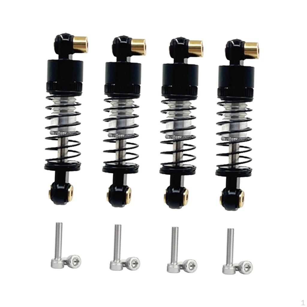 -performance Lightweight Shock Absorbers with Improved Absorption, Aluminum, for 1/24 FCX24M