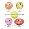 SCHITEC Dog Ball Toy with Sound Chewing [Set of 4, Baseball, Soccer, Volleyball, Rugby] Dog Toy, Tooth Brushing, Sound Dental Toy, Strong and