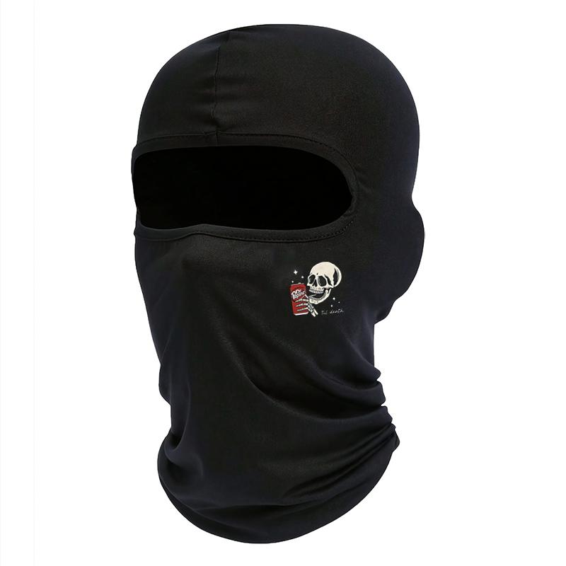 Sturmhaube mit Totenkopfmuster, geeignet für alle Jahreszeiten, für Damen und Herren, Reithut, winddicht