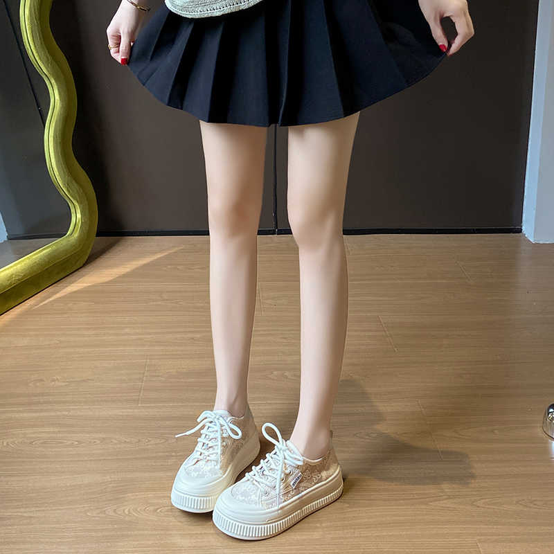 Fashion Laced Summer Women's Black Boot Loafers Women's Shoes Women's Cute Sneakers Sport Play Chassure Practice Low Prices Tenus