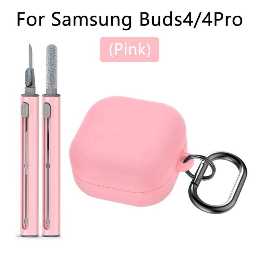 With Keychain Earphone Case Anti-fall Earbuds Accessories for Samsung Buds 4/4 Pro