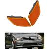 Auto Parts Fit for Mercedes-Benz W204 C300 C-Class 2008 2009 2010 2011 2Pcs Front Bumper Side Marker Light 2048200121 Auto Parts