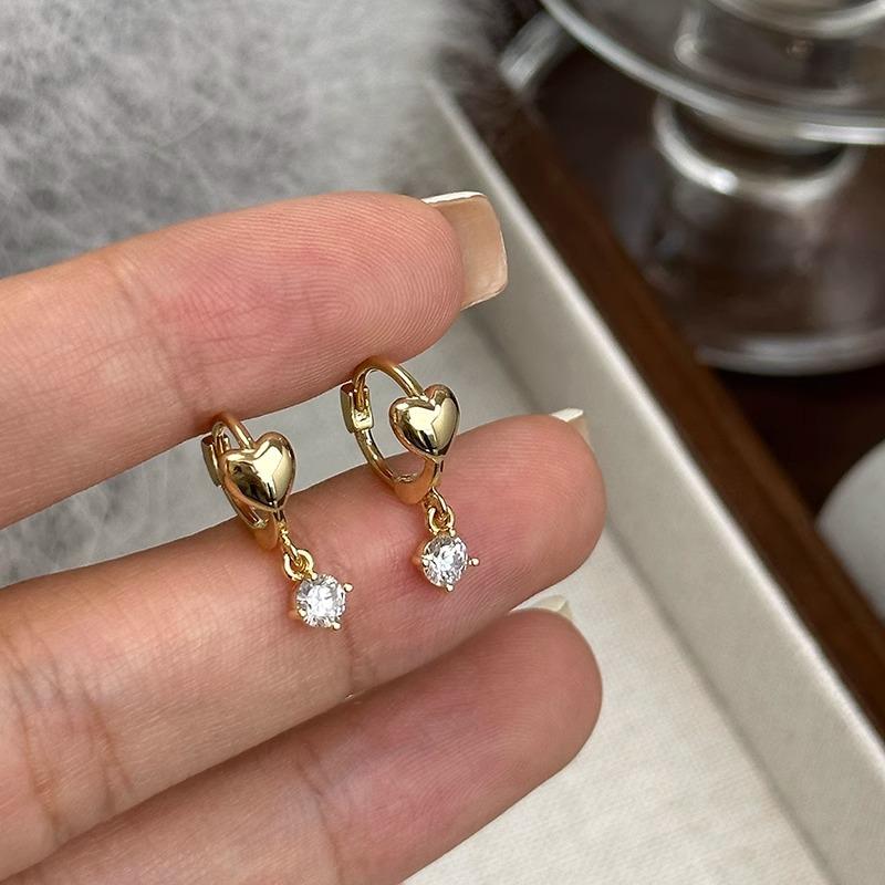 

PANJBJ 925 Sterling Silver Zircon Hoop Earring for Women Sweet Romantic Tassels Originality Design Jewelry Gift Dropshipping