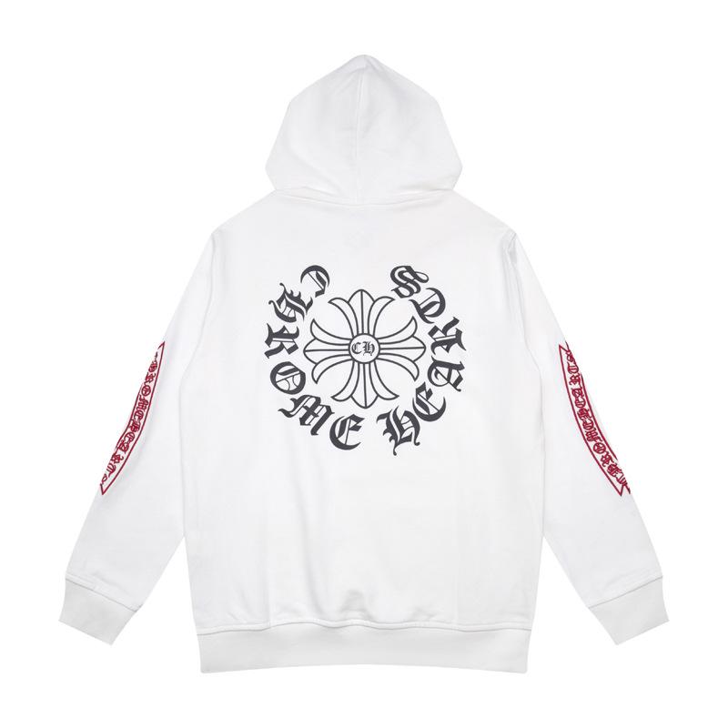 New Chrome Hearts Sanskrit Cross Cropped Hoodie