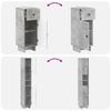 3 piece Bathroom Cabinet System EDE Concrete Grey Engineered Wood
