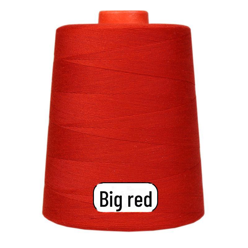 Fengtian 403 High-Speed Polyester Sewing Thread Roll - Black & White Pagoda Thread for Computerized Flat Sewing Machines