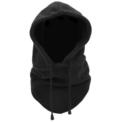 Trapper Winter Cap Thermo Winter Windproof Riding Hoods Snowboarding Head Cover with Facial Shield Neckerchief Black
