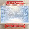 2D White Winter Wonderland Backdrop 2D Flat Print for Holiday & Family Photoshoot