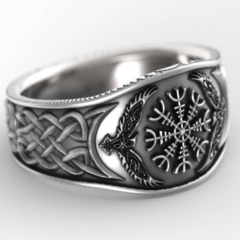 Vintage Silver Color Snowflake Rings for Women Trendy Round Personalized Creativity Party Rings Jewelry