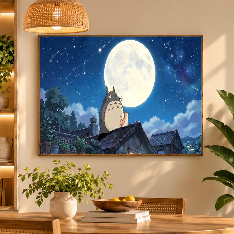 5D Diamond Painting My Neighbor Totoro DIY Full Drill Diamond Art Kit Home Decoration