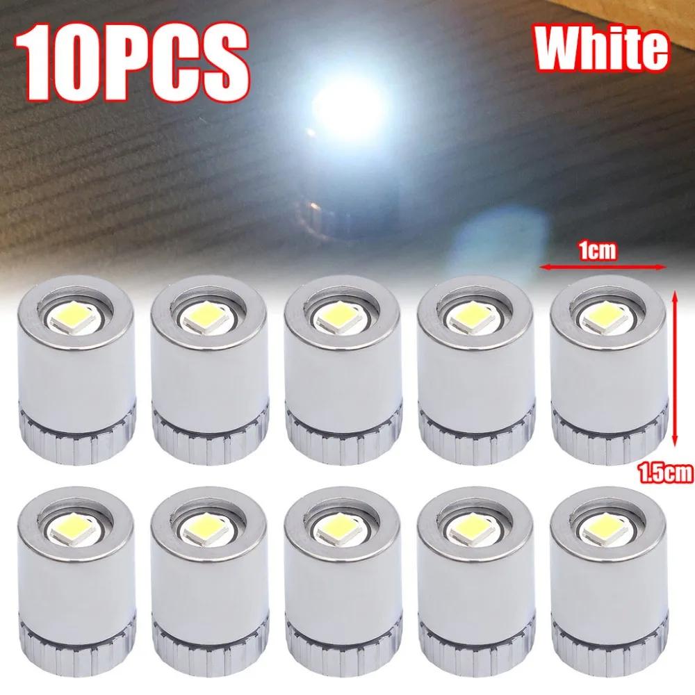 

10Pcs New Small Mini LED Light Battery Powered Colorful Light Bulb Electronic Accessories for Lantern Wick Base