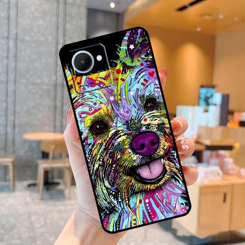 Yorkshire Terrier Dog Case For Realme C55 C33 C31 C35 C30 C11 C15 C25s C21Y GT Neo 5 3T 2T 8 9 10 11 Pro Plus