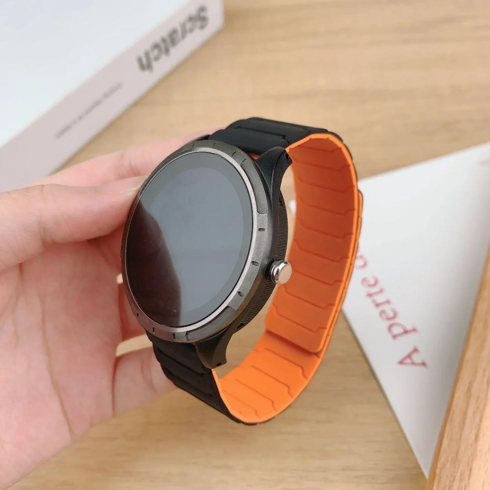 20mm 22mm 18mm Silicone Magnetic Loop Strap for Samsung Galaxy Watch 7/6/5 Active 2 Amazfit Bracelet HUAWEI Watch GT 2e 3 Band