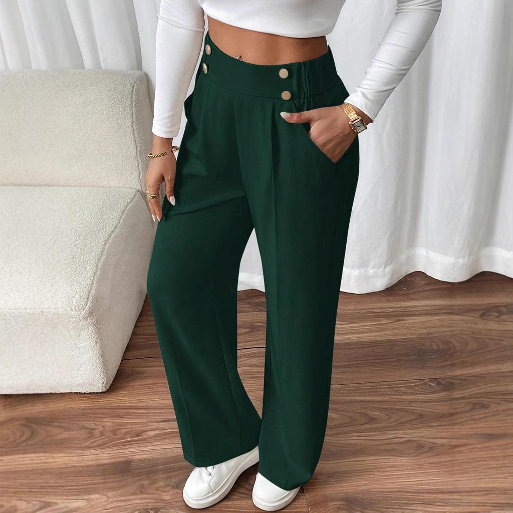 2025 Women's High Waist Slimming Casual Pants for Summer