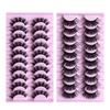 10 Pairs Of False Eyelashes, Naturally Thick And Messy, Curled And Fried Eyelashes