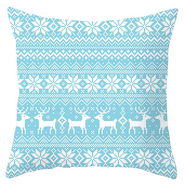 Christmas Snow Scene Series Pillowcases Home Sofa Pillowcase Car Cushion Covers Home Use