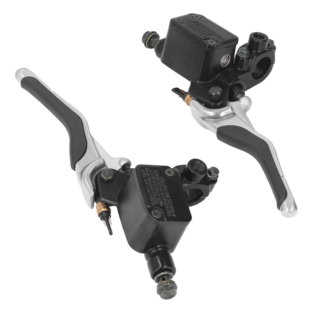 Pair Motorcycle Left Right Brake Handle Lever with Oil Can Aluminum Alloy CNC Replacement for YQ50 Aerox 1997‑2013