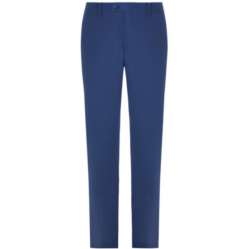 EVE Men's Business Straight Fit Wool Trousers