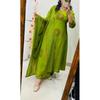 Bellissimo Set Kurta Etnico Bollywood Designer Indiano Set Kurti Pant Etnico Vestito