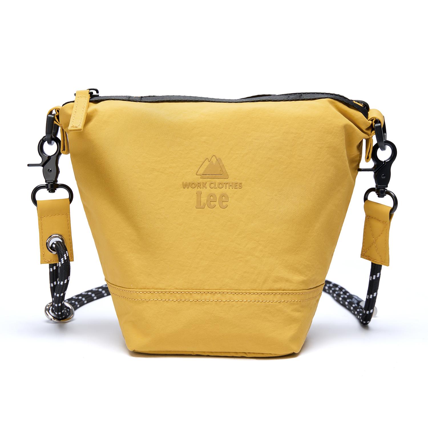 

New Lee Fabric Shoulder Bag, Crossbody Bag Unisex Ginger Yellow/Light Gray Purple/Sage Green LE250617M 24.1*11.9*20.1CM