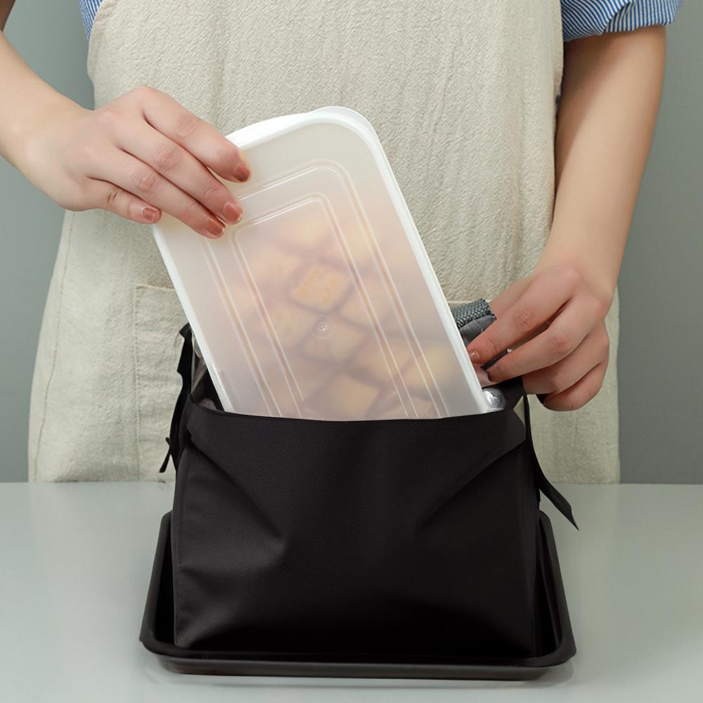 Luchtdichte Voedselopbergcontainer- Ideaal voor het invriezen van vlees, fruit en groenten in een plastic krat met deksel