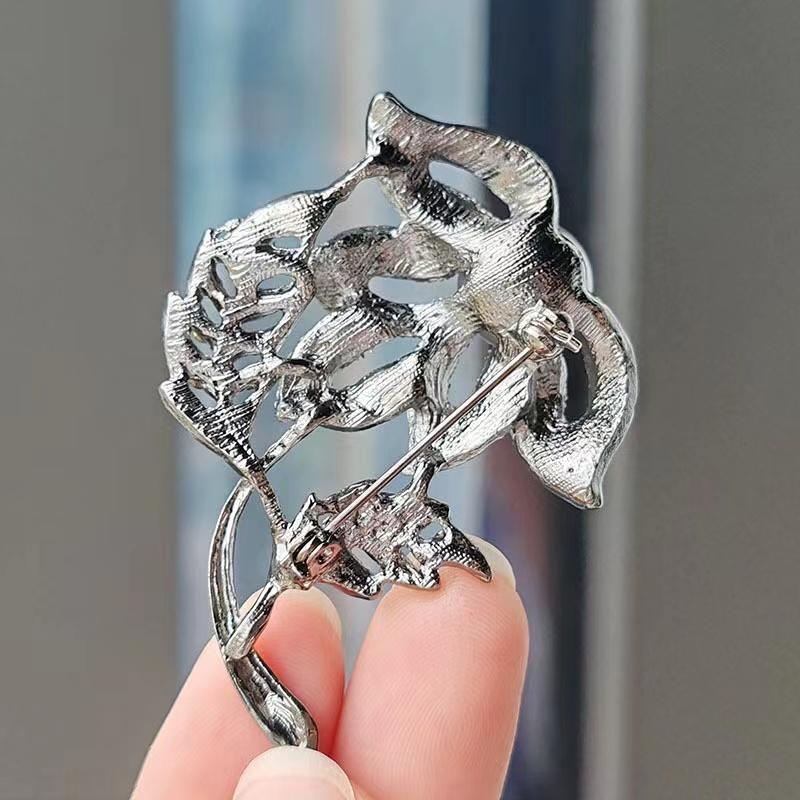 Broches à nœud pour femmes, bijoux de mariée, épingles à fleurs, cadeaux de fête, accessoire Hijab