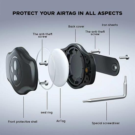 Anti-Loss Dog Tracker Locator Cover for Airtags Case Waterproof Protective Cover Lightweight Pet Collar Accessory
