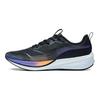 Li Ning Red Hare 6 Pro Textiel, TPU Demping Veerkracht Lage top Marathon Sprint Hardloopschoenen Heren Zwart ARMT043-3
