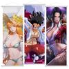 One Piece Luffy Affiche Scroll Roronoa Zoro Ace Chopper Peinture sur Toile pour Salon Décoration Intérieure Affiche