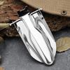 Multifunctional Stainless Steel Folding Shovel: Ice Scoop, Flour Scoop, Gardening, and Sand Shovel