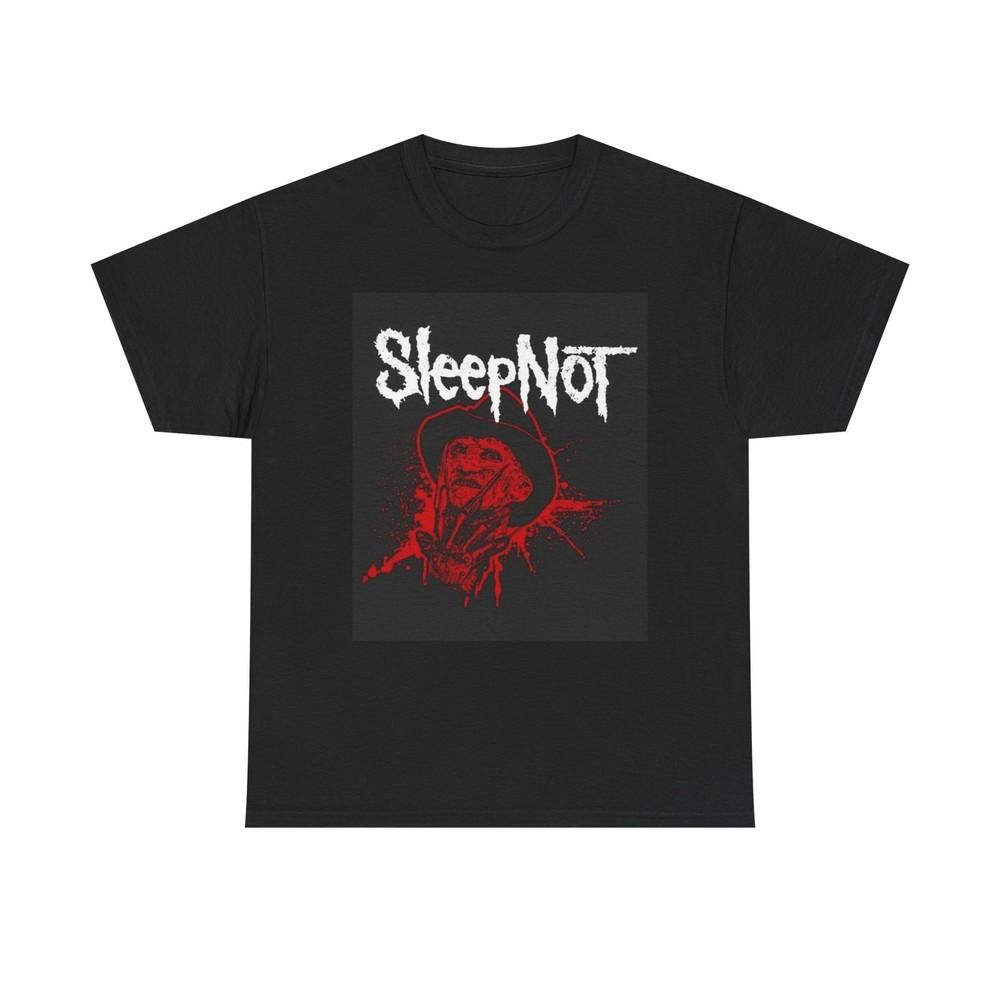 Sleep not Funny Graphic T Shirt Freddy Kruger Unisex Heavy Cotton Tee Unisex T-Shirt XL