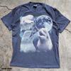 Beluga Whale Cosmic Ocean T-Shirt, Moon Stars Marine Life To