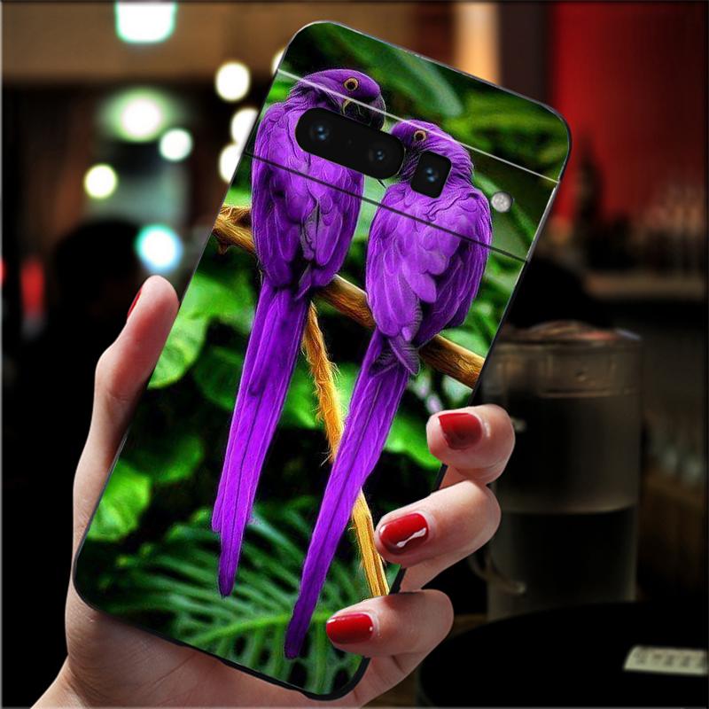 Phone Case For Google Pixel 10 9 Pro XL 9A 8 7 6 Pro Pixel 8A 7A 6A Pixel 8 7 6 5 Infinity On Purple Art