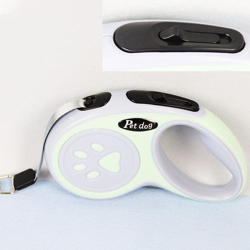 Automatic Retractable Extending Rope Puppy Walking Running Traction Roulette for Small and Medium-sized Dogs Cats Nylon Pet Dog Tethers Traction Belt