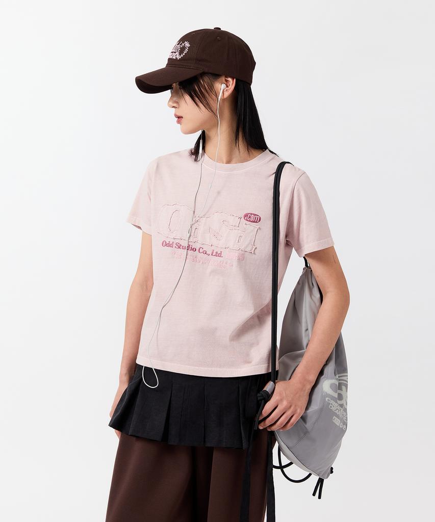 ODDSTUDIO Youth Club Embroidered Logo Ball Cap - Brown
