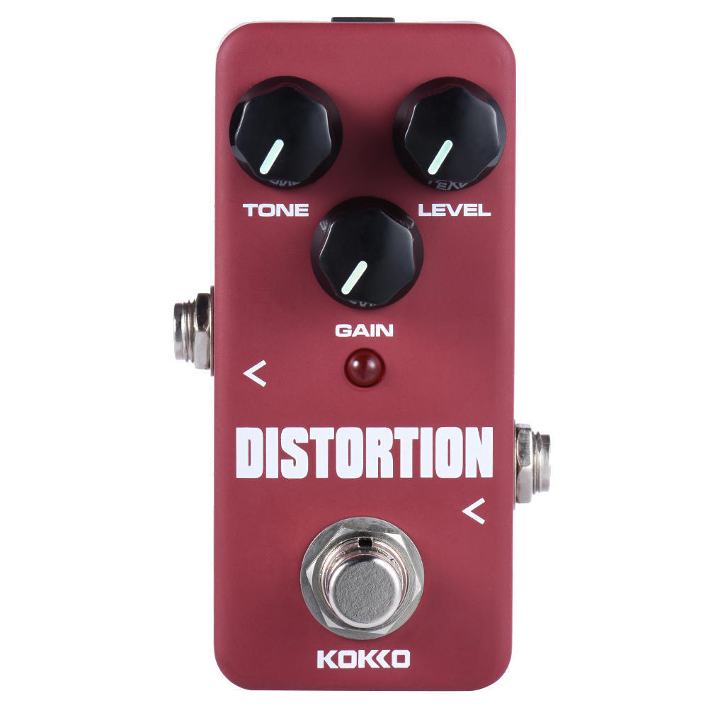 KOKKO FDS2 Mini Distortion Pedal Bärbar gitarreffektpedal