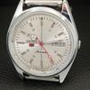 REFURBISHED SEIKO 5 AUTOMATIC 6309A VINTAGE JAPAN MENS SILVER WATCH a442801-1