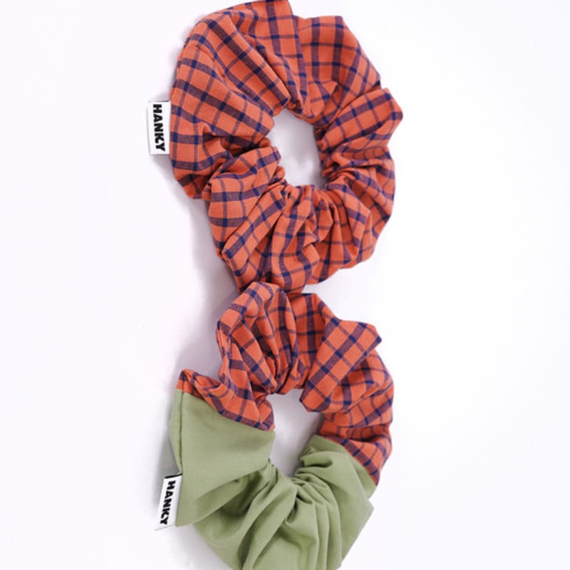 HANKY DONUT SCRUNCHIE [Carrot] (1pc)
